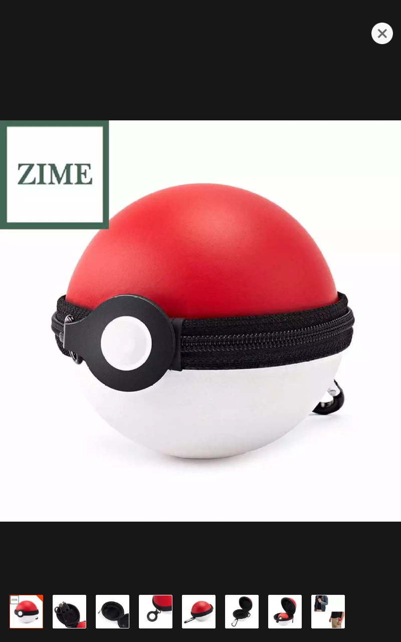 Zime Carring Case For Nintendo Switch Pokeball Plus Controller